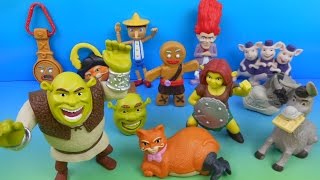 2010 Shrek Forever After Boxed Set Of 12 Mcdonalds Happy Meal Kids Movie Toys Video Review