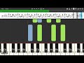 The National - Fake Empire - Piano tutorial and cover (Sheets + MIDI)