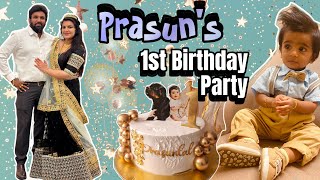 Prasun’s 1st Birthday