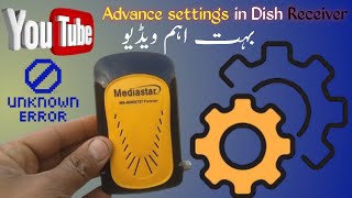 How to advance setup satellite receiver