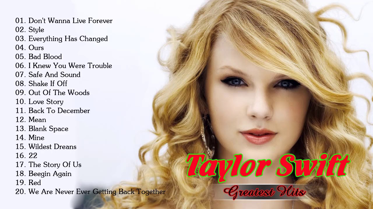 Taylor Swift Greatest Hits || Taylor Swift Greatest Hits Playlist - YouTube