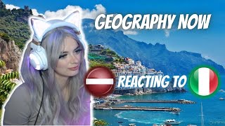 Latvian reacting to "Geography Now Italy" | Gamer girl react