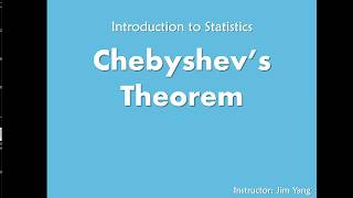 Chebyshev's Theorem