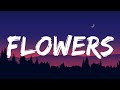 Miley Cyrus - Flowers (Lyrics Video) || Meghan Trainor, John Legend, The Chainsmokers,... (Mix)