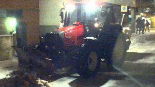 Valtra Snow Removal with Holms plow