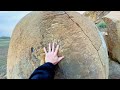 giant concretion spheres alien rock formations