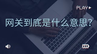 14 网关到底是什么意思？