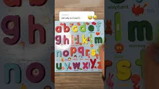 🔤 Small Alphabet Puzzle | Educational Toy for Toddler