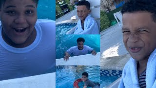 DIA DE PISCINA 😱￼ CON EL TILIN INSANO VIRAL HAYATO Y EL GORDO / Video vlog