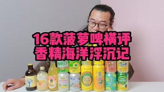 菠萝啤 十六款你喜欢的是哪个？【飞飞一杯酒】