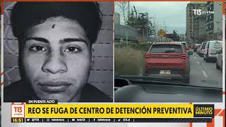 Reo se fugó de cárcel de Puente Alto: Amplio operativo para su recaptura