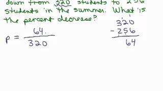 Percent Increase & Decrease 2