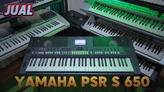 Jual | Keyboard Yamaha Psr S 650 | Bisa flashdisk/ sampling