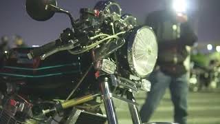 上郷PAで1300台超えの集まり‼️ 会場の様子‼️(NORAKURO、鬼速、DRESS) Old car bike night meeting