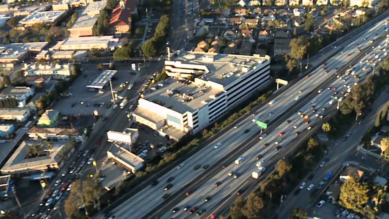 Aerial Los Angeles 101 Freeway Stock Video Footage - YouTube