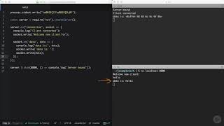 NodeJS: TCP Networking with Net Module