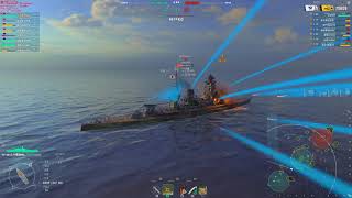 【WoWs 戰艦世界】北卡羅萊納．RNG日常．關鍵擊退敵人長門及愛宕