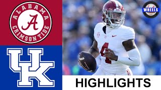 #8 Alabama vs Kentucky Full Game Highlights | Week 11 | 2023 College Football Highlights