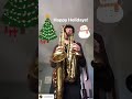 Jingle bells on double sax! By Derrick Lightning #sax #music #holidays #christmas #christmasmusic