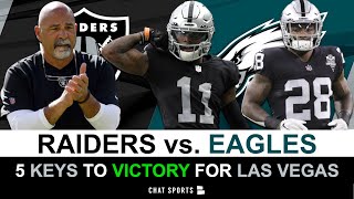 Las Vegas Raiders 5 Keys To Victory Vs. The Eagles In NFL Week 7 Feat. Josh Jacobs & Henry Ruggs