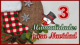 3 MANUALIDADES PARA VENDER O REGALAR EN NAVIDAD / Ideas navideñas con reciclaje / Christmas crafts