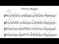 drowsy maggie playalong getting faster sheet music version