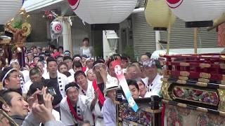 平成29年神田祭ー将門塚保存会　門付け（神田の家）