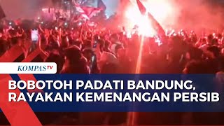 Suasana Terkini Bandung, Bobotoh Turun ke Jalan Rayakan Persib Juara Series Liga 1 2024