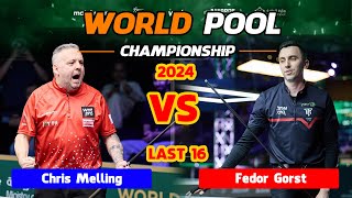 Fedor Gorst vs Chris Melling | 🔥 Highlights Billiards | 2024 World Pool Championship