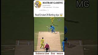 Real Cricket 24 Batting tips 🤯 how to play Yorker in Rc24🤯#shorts