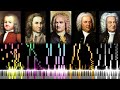 The Evolution of Bach's Music (From 10 to 65 Years Old)
