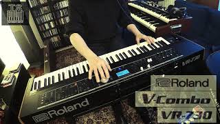 Roland V-Combo VR-730 - quick sound taste @MeXKeys