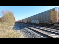 csx q214 autorack train part 2 from sterling ohio november 6 2021