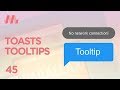 Curso Materialize CSS - Aula 45 - Javascript (Toasts e Tooltips)
