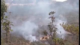 Fighting between CNA and Burmese Soldiers