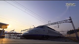 [대전역 플랫폼UHD] 서울발 부산행 KTX #145 대전역 진입