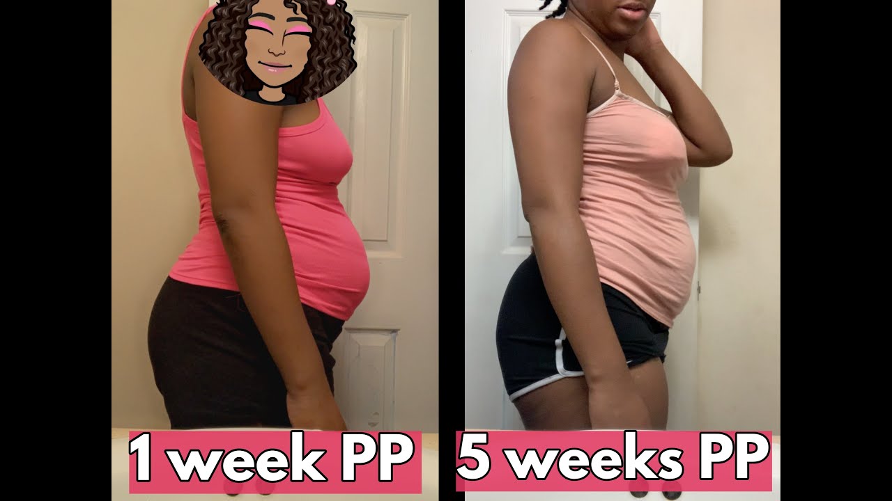 6 Weeks Postpartum Transformation Youtube
