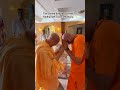 hh radhanath swami maharaj embraces hg amogh lila prabhu a divine embrace krishnaconsciousvibes