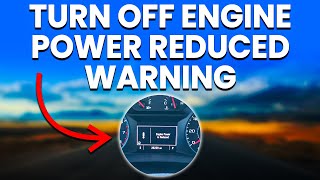 Engine Power Reduced Warning On A Chevy Malibu Causes And Solutions