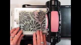 Dry Embossing with Stencils