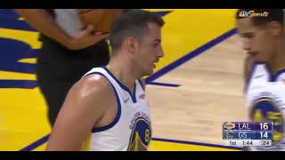Explain One Play: Steph Curry and Nemanja burn Carmelo and LeBron with old Klay Thompson play SHORT