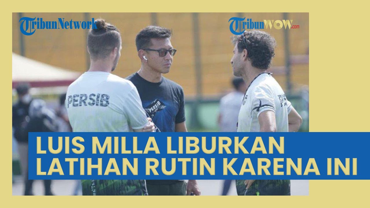 Laga Lawan Persija Ditunda, Luis Milla Liburkan Latihan Rutin Pemain ...