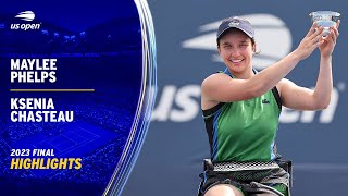 Maylee Phelps vs. Ksenia Chasteau Highlights | 2023 US Open Final