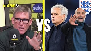 Simon Jordan CLASHES With England Fan Who Would 'Rather' Have Jose Mourinho OVER Pep Guardiola! 🤬🧨