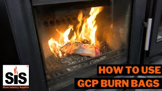 How to use our Glazed Creosote Prevention (GCP) Burn Bags | Stove Industry Supplies