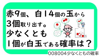 008004少なくともの確率