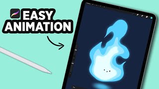 HOW TO MAKE an ANIMATION in PROCREATE #Shorts