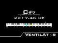 c 7 2217.46hz @a440hz tone for instrument tuning