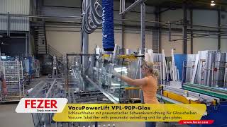 Vakuumløfter for glass - Vacupowerlift vpl-90p glass