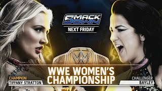 FULL MATCH — Tiffany Stratton vs. Bayley - WWE Women's Championship Match : WWE SMACKDOWN 2025